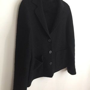 Anthropologie Wool Felt Sweater Jacket